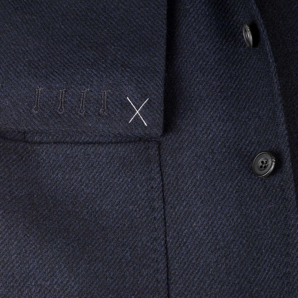 Rubinacci Vintage archive giacca in lana blu In Vendita