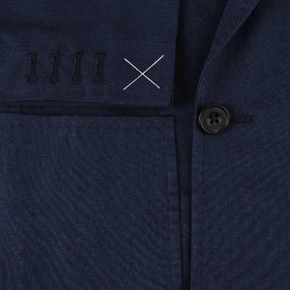 Rubinacci Vintage archive giacca in cotone blu Offerte