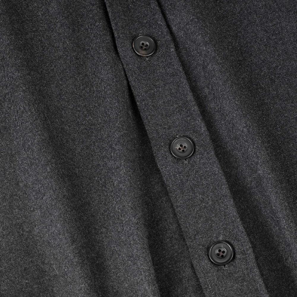 Rubinacci Overshirt in lana grigio In Saldo