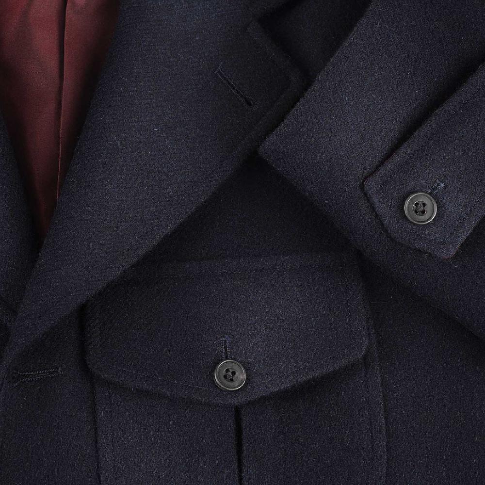 Rubinacci Giacca giorgio in cashmere blu Saldi
