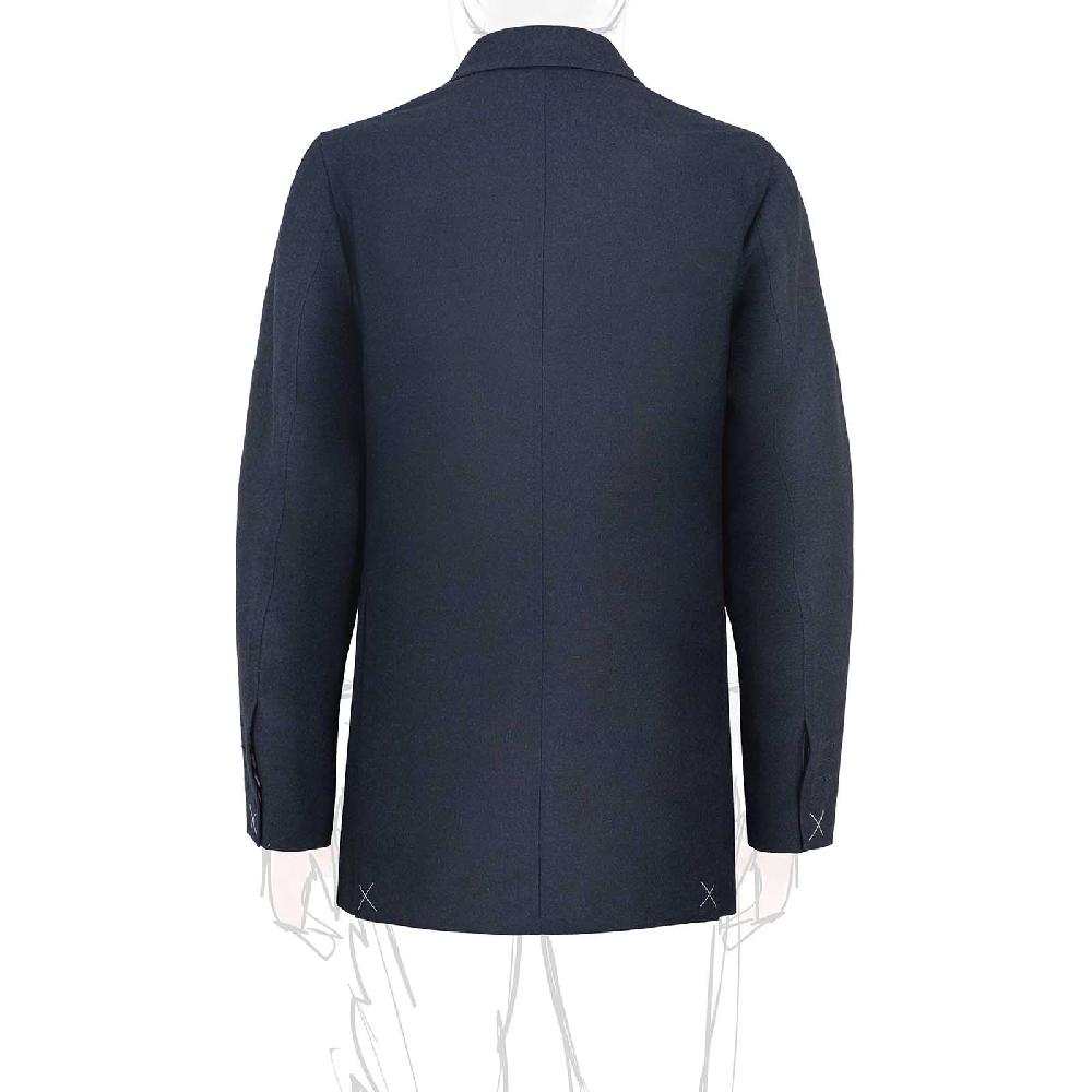Rubinacci Giacca in flanella blu Outlet