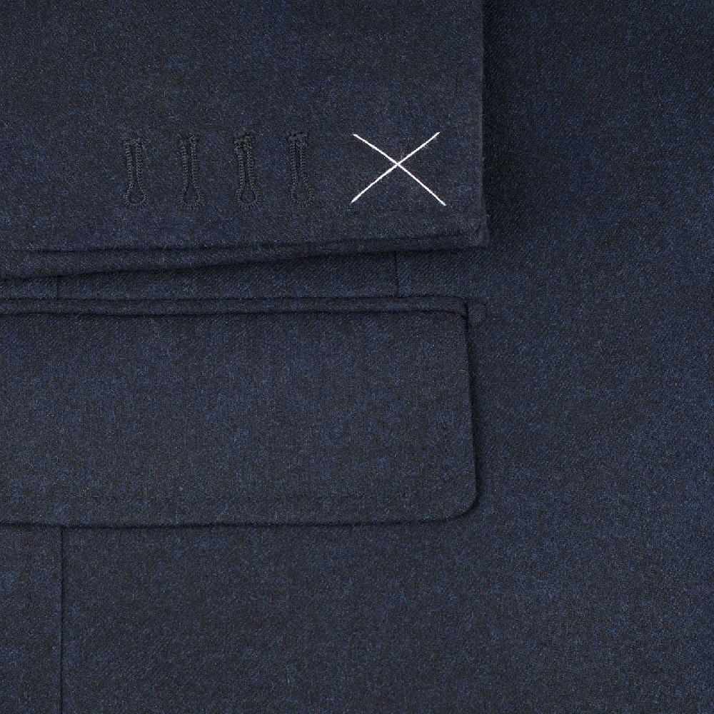 Rubinacci Giacca in flanella blu Outlet