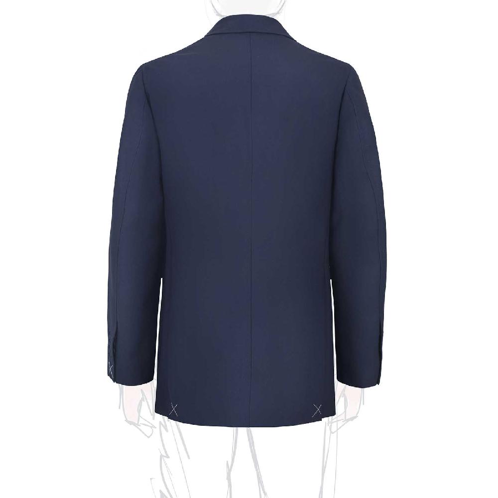 Rubinacci Giacca in hopsack blu Saldi