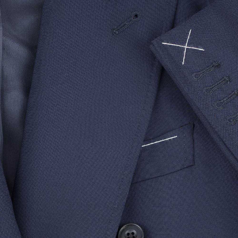 Rubinacci Giacca in hopsack blu Offerte