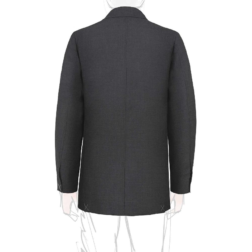 Rubinacci Giacca in hopsack grigio Hotsell