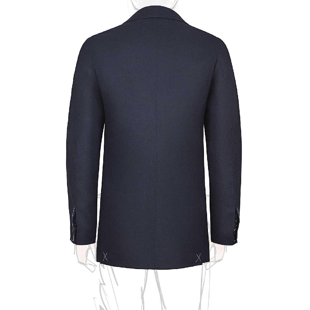 Rubinacci Giacca in flanella blu In Saldo
