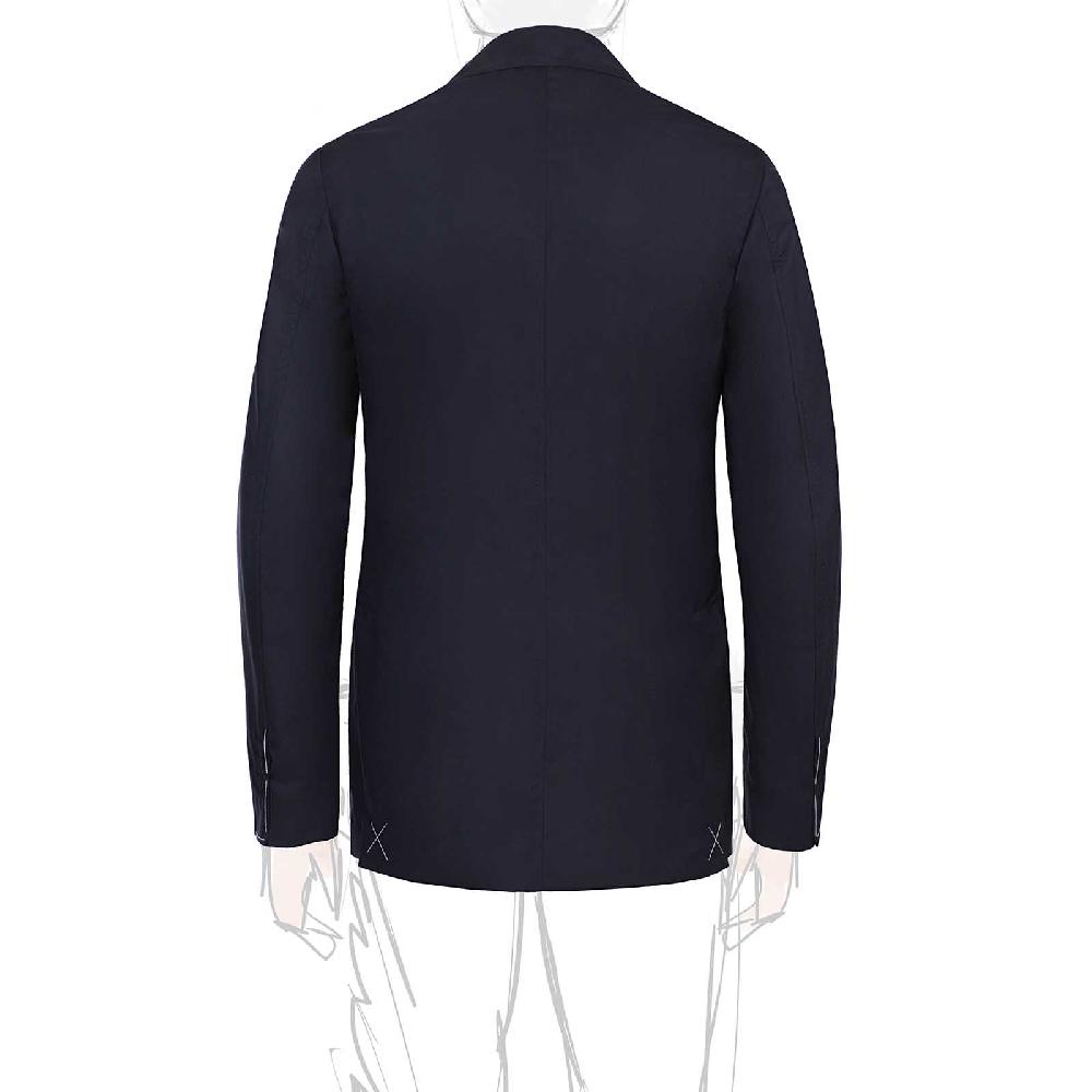 Rubinacci Giacca in lana blu Italy
