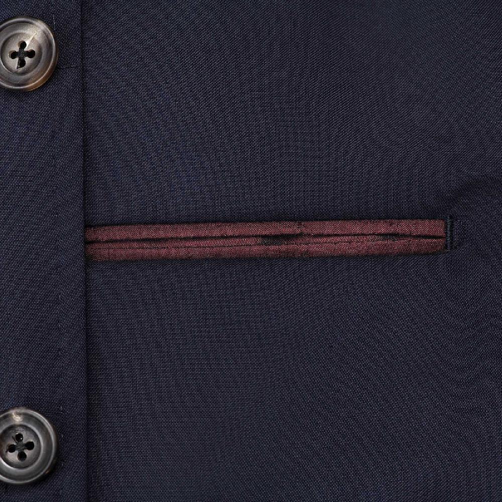 Rubinacci Giacca in lana blu Italy