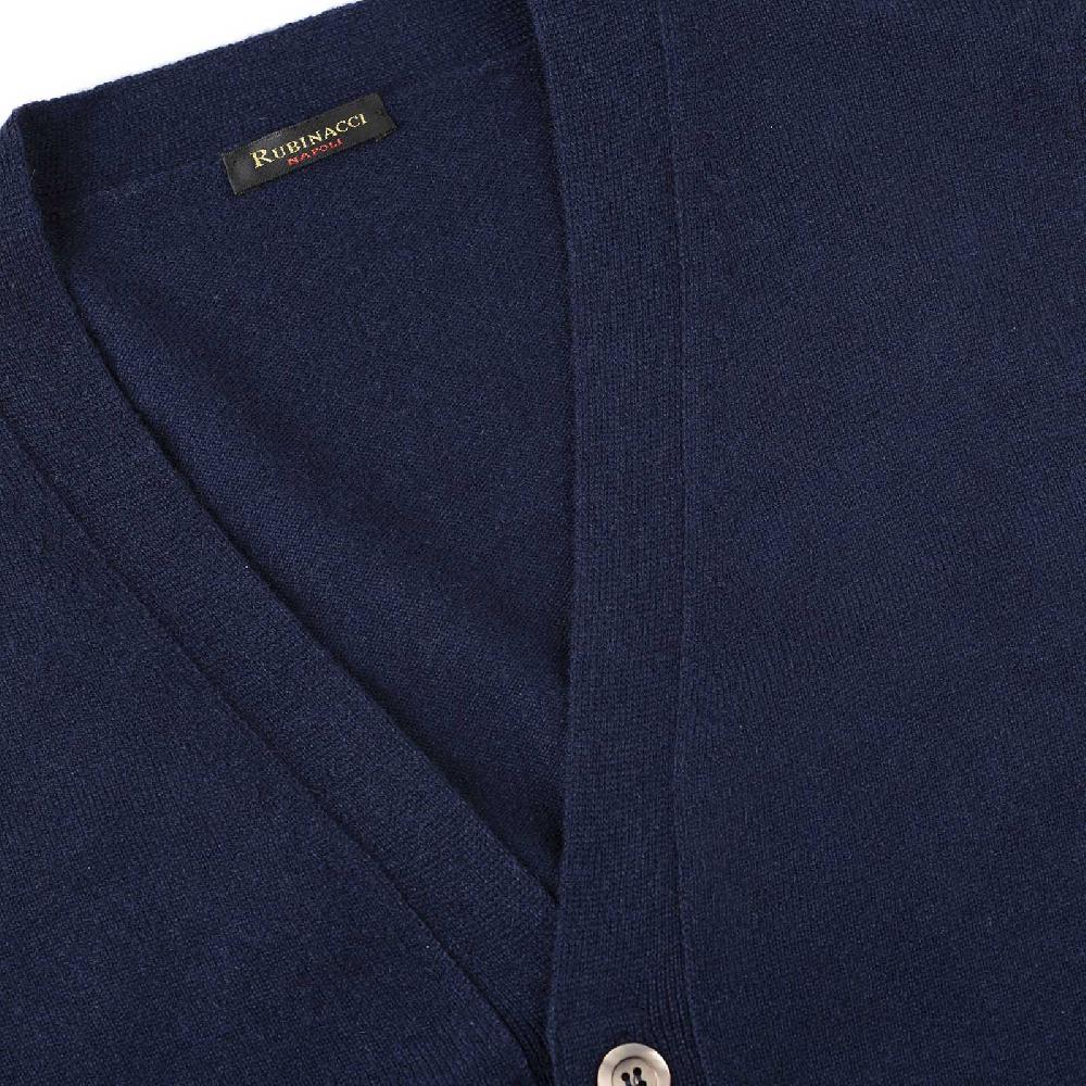 Rubinacci Gilet in cashmere blu Acquista Ora