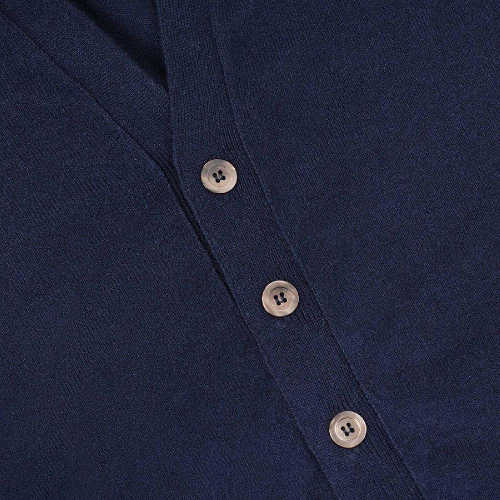 Rubinacci Gilet in cashmere blu Acquista Ora
