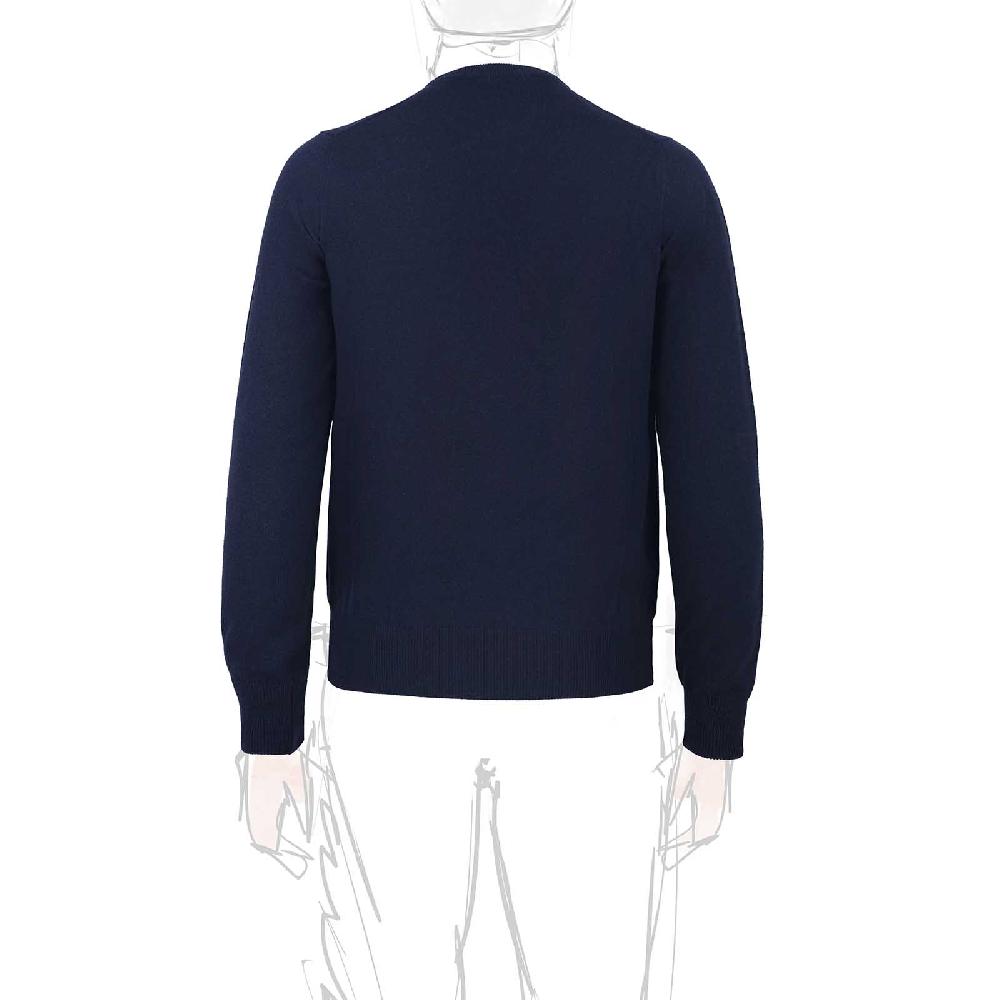 Rubinacci Girocollo in cashmere blu Promozione Limitata