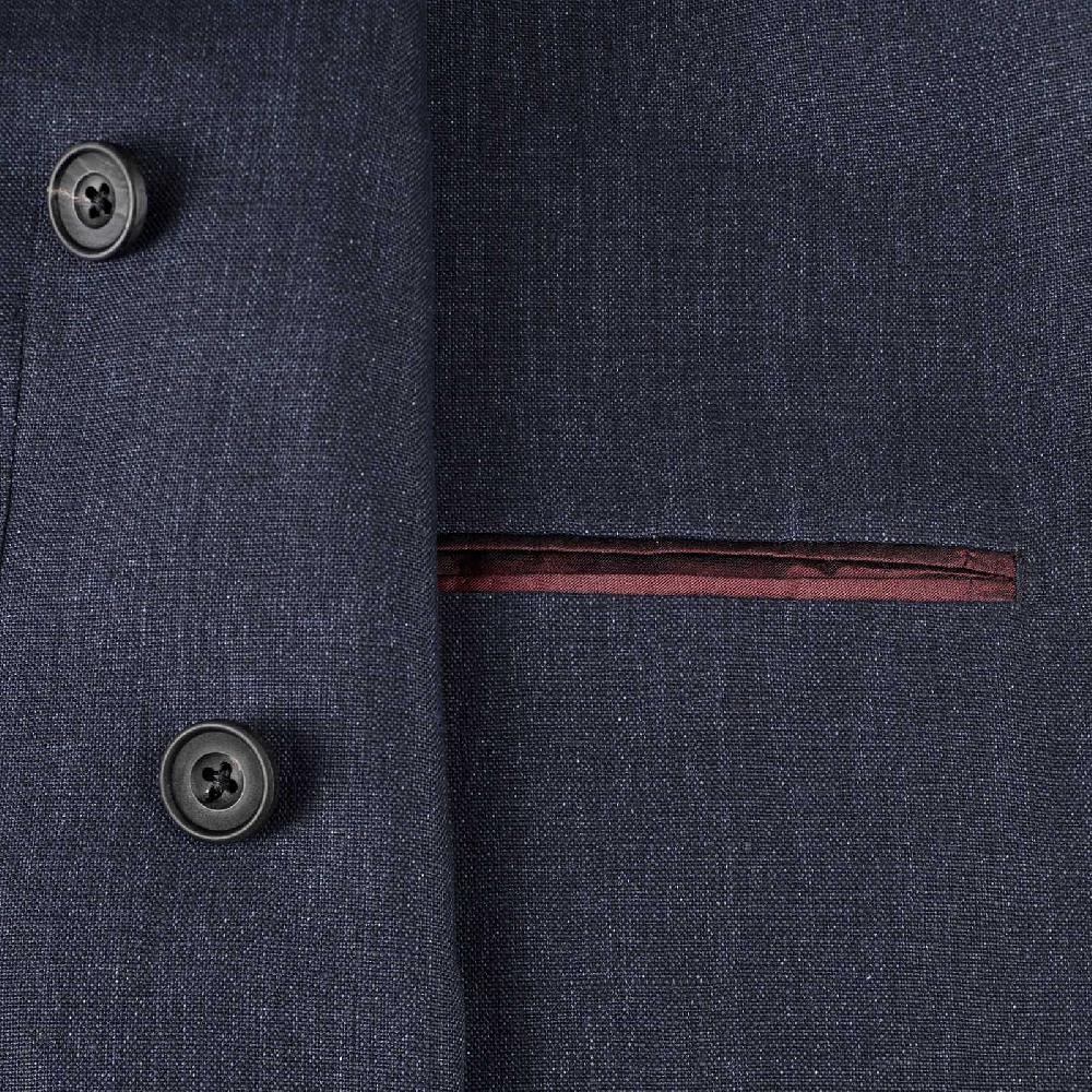 Rubinacci Giacca in lino blu Sconto