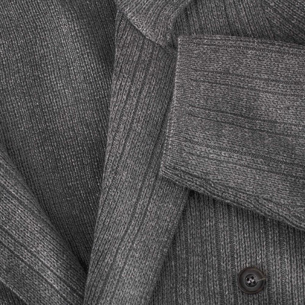 Rubinacci Cardigan doppio petto cashmere grigio Economico