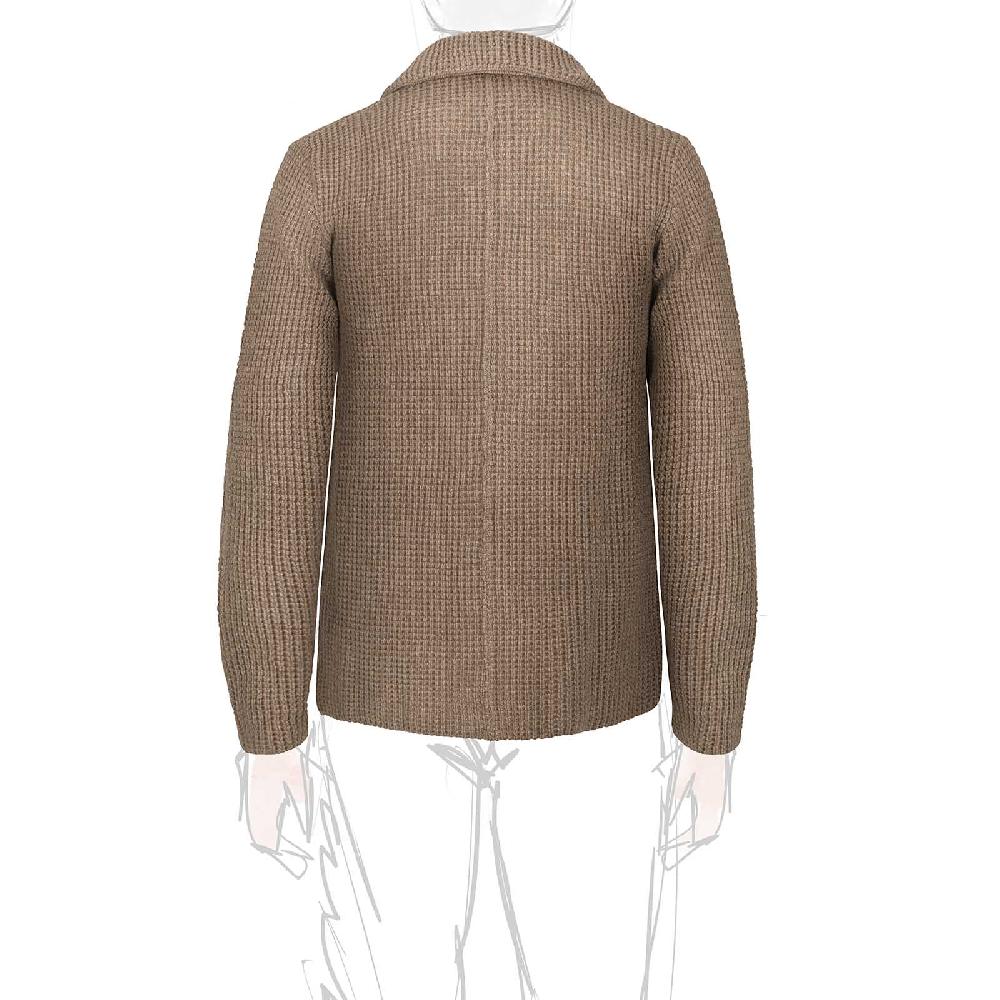 Rubinacci Cardigan cashmere nocciola Saldi
