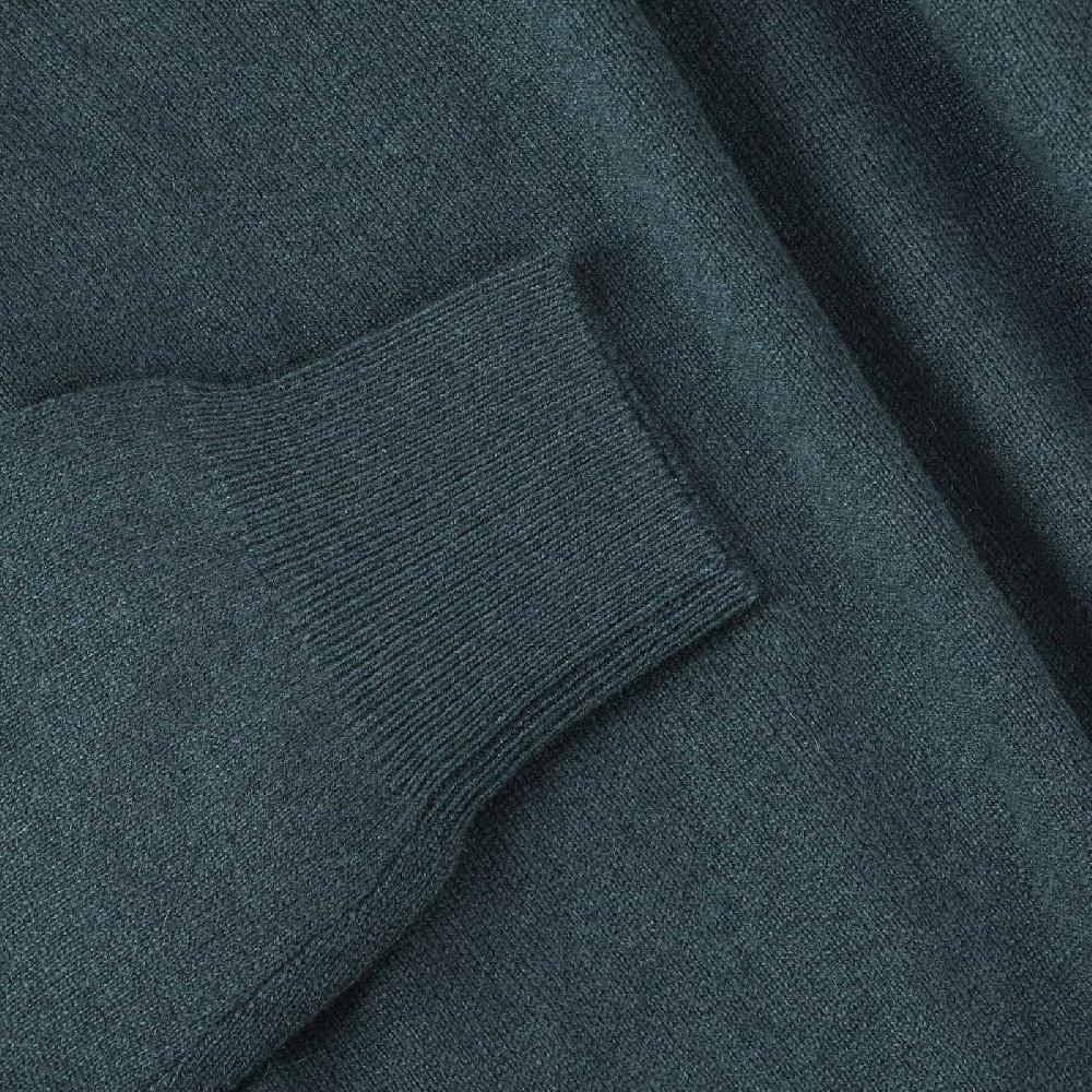Rubinacci Girocollo in cashmere verde Vendite Flash