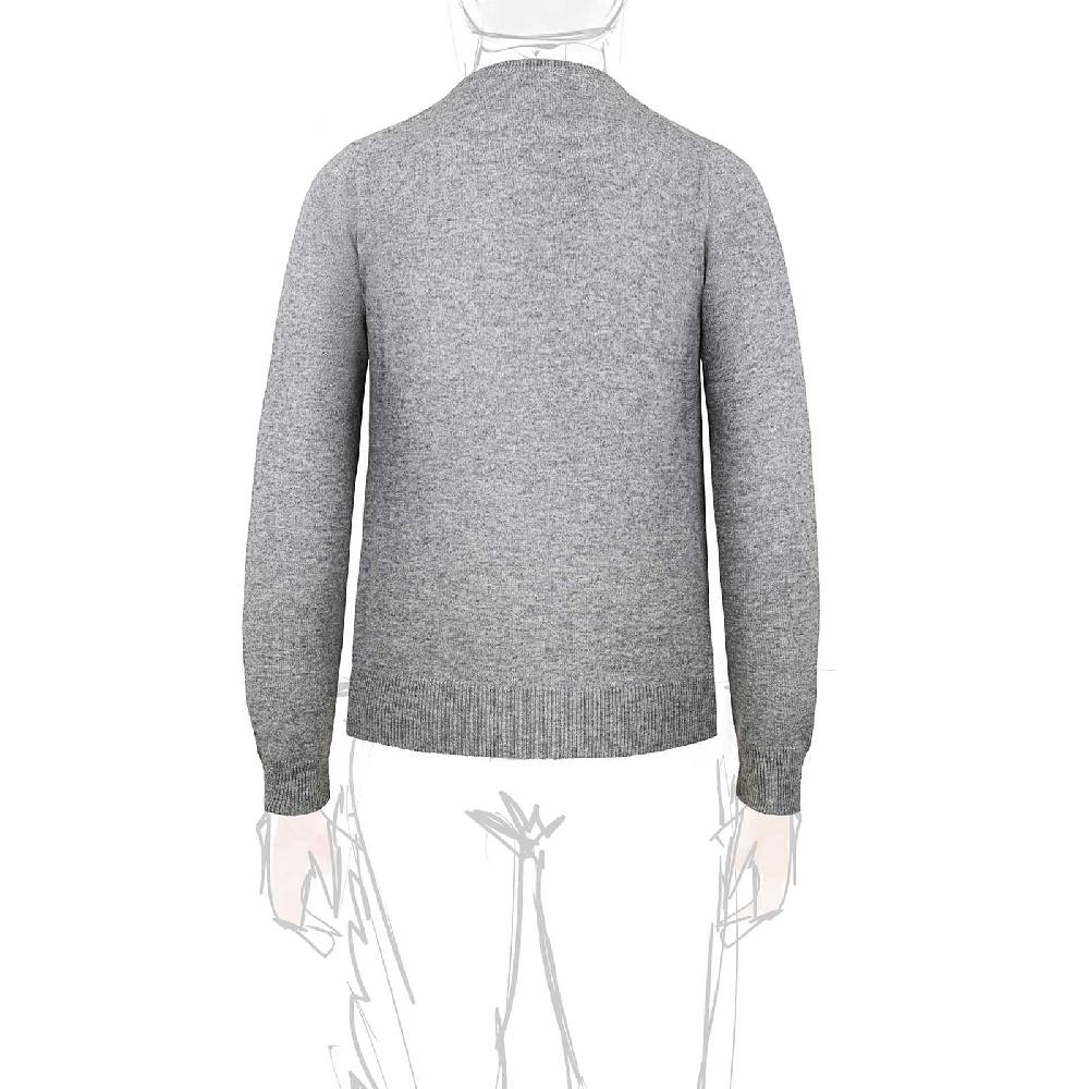 Rubinacci Girocollo in cashmere grigio Negozio