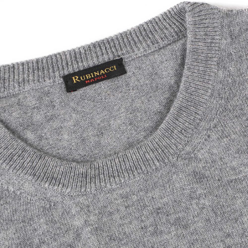 Rubinacci Girocollo in cashmere grigio Negozio