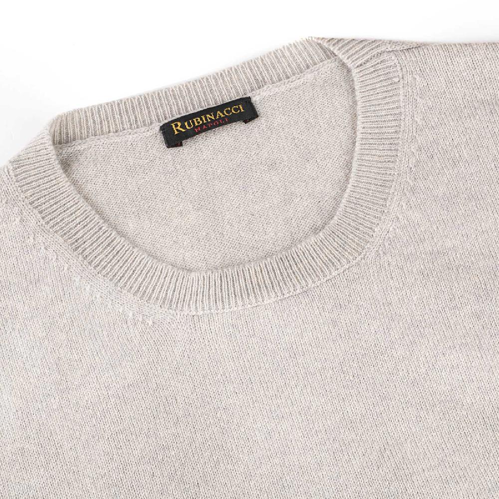 Rubinacci Girocollo in cashmere perla Moda
