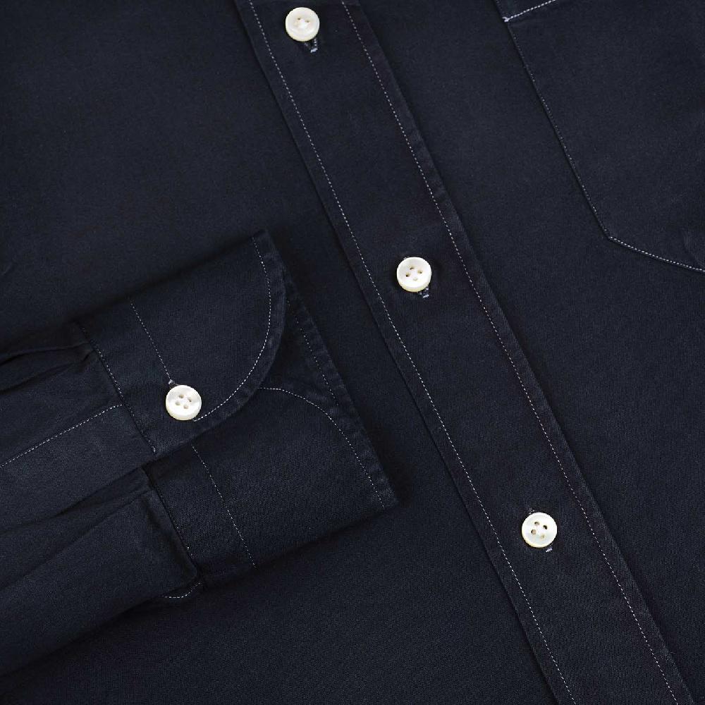 Rubinacci Camicia blu notte In vendita