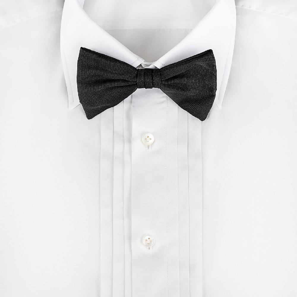 Rubinacci Camicia da smoking in cotone bianca con plisse' 2025