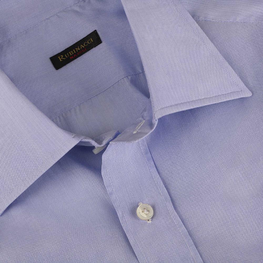 Rubinacci Camicia in cotone azzurra In Linea