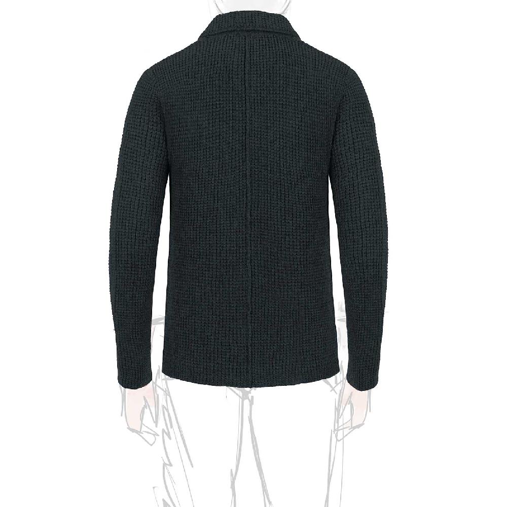 Rubinacci Cardigan cashmere verde scuro Qualità Garantita