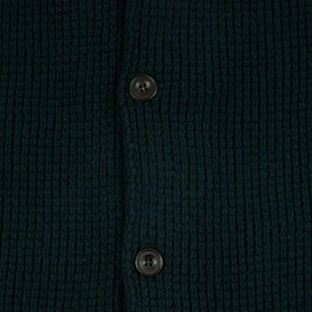 Rubinacci Cardigan cashmere verde scuro Qualità Garantita