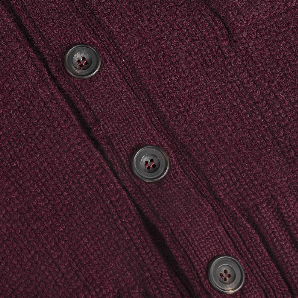 Rubinacci Cardigan cashmere bordeaux Shopping Online
