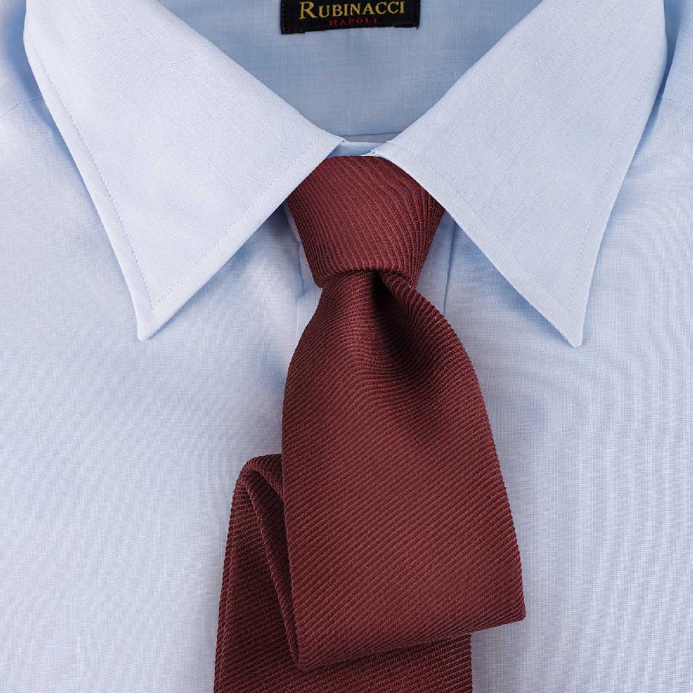 Rubinacci Camicia in cotone azzurra Sottocosto