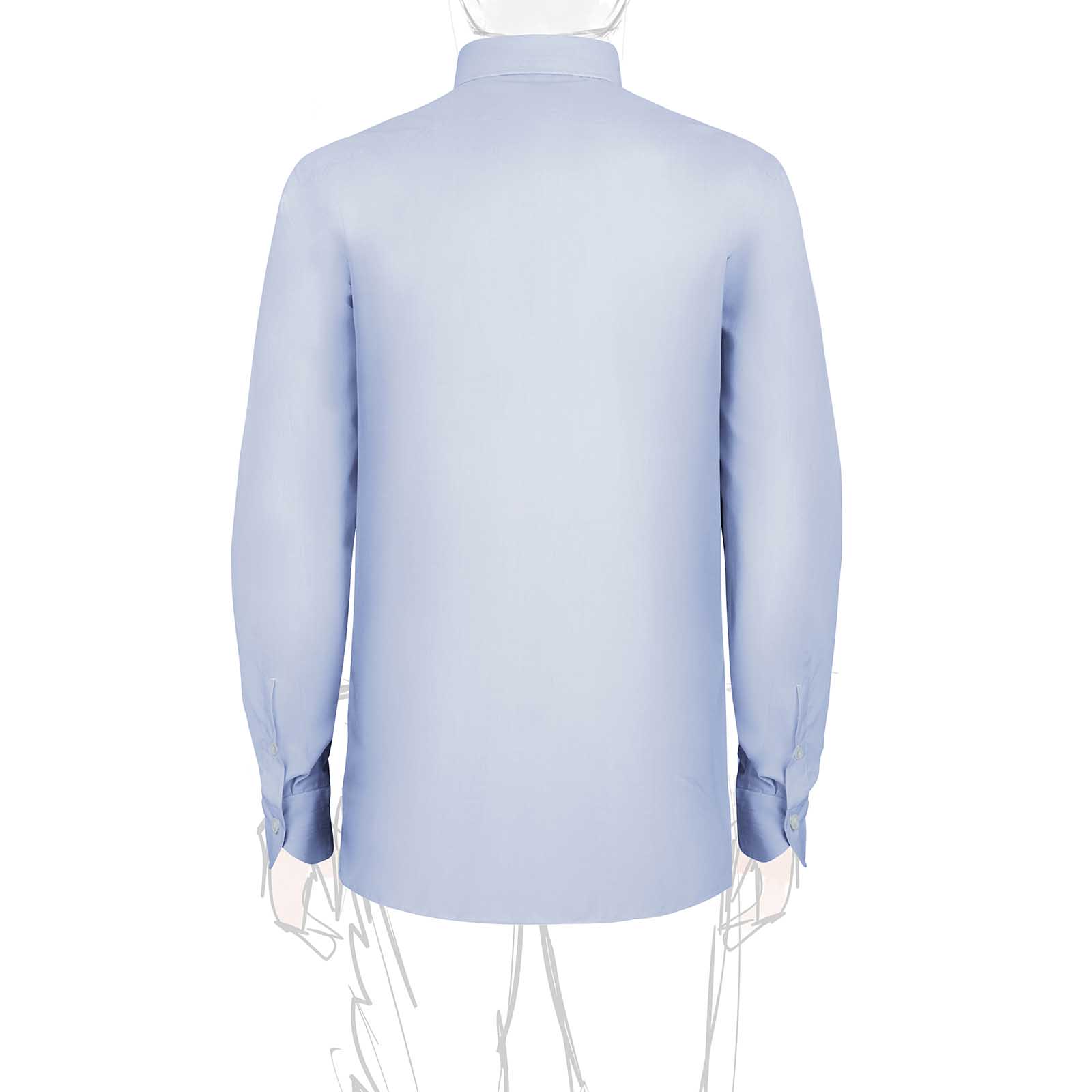 Rubinacci Camicia in cotone azzurra Sottocosto