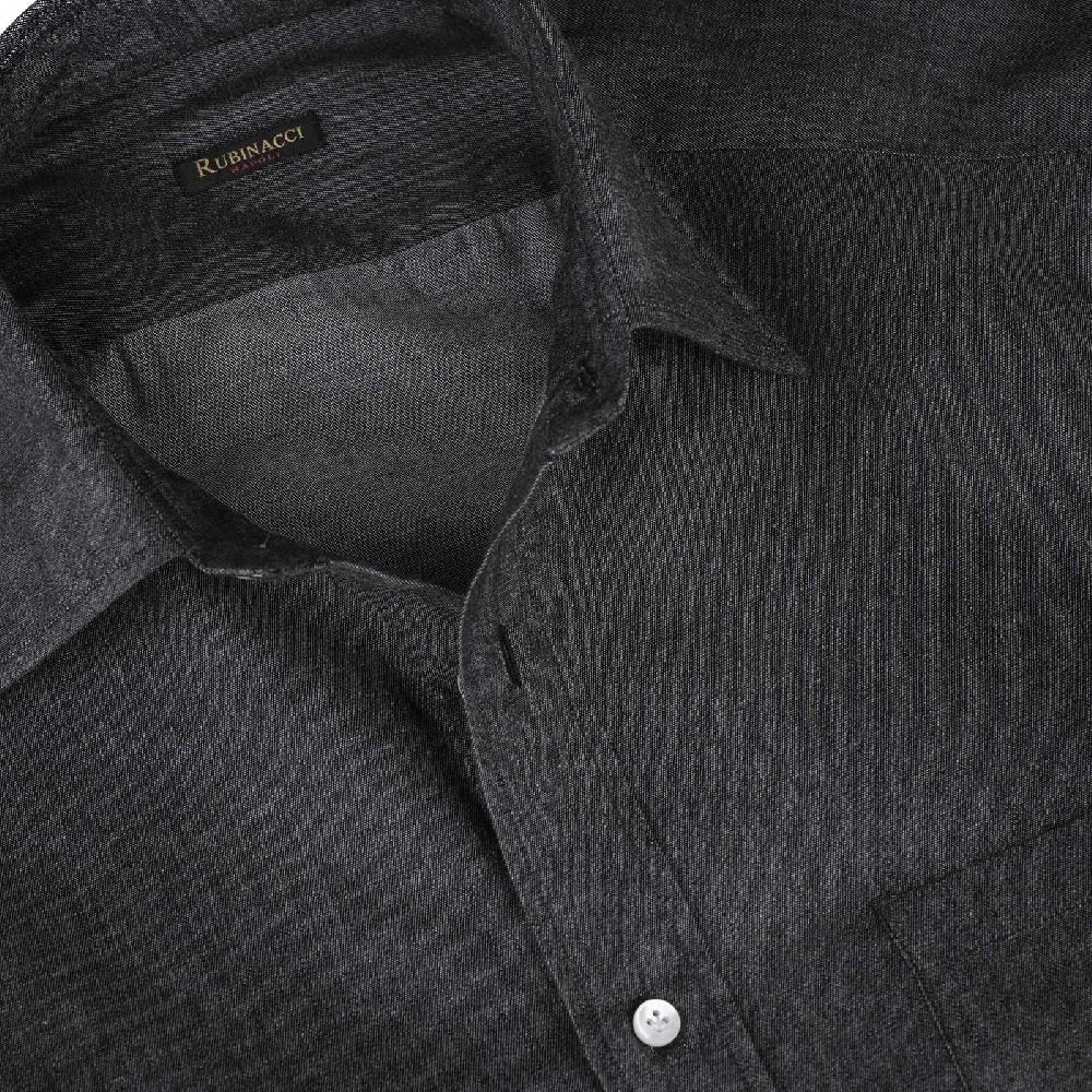 Rubinacci Camicia jeans grigio Affare Del Giorno