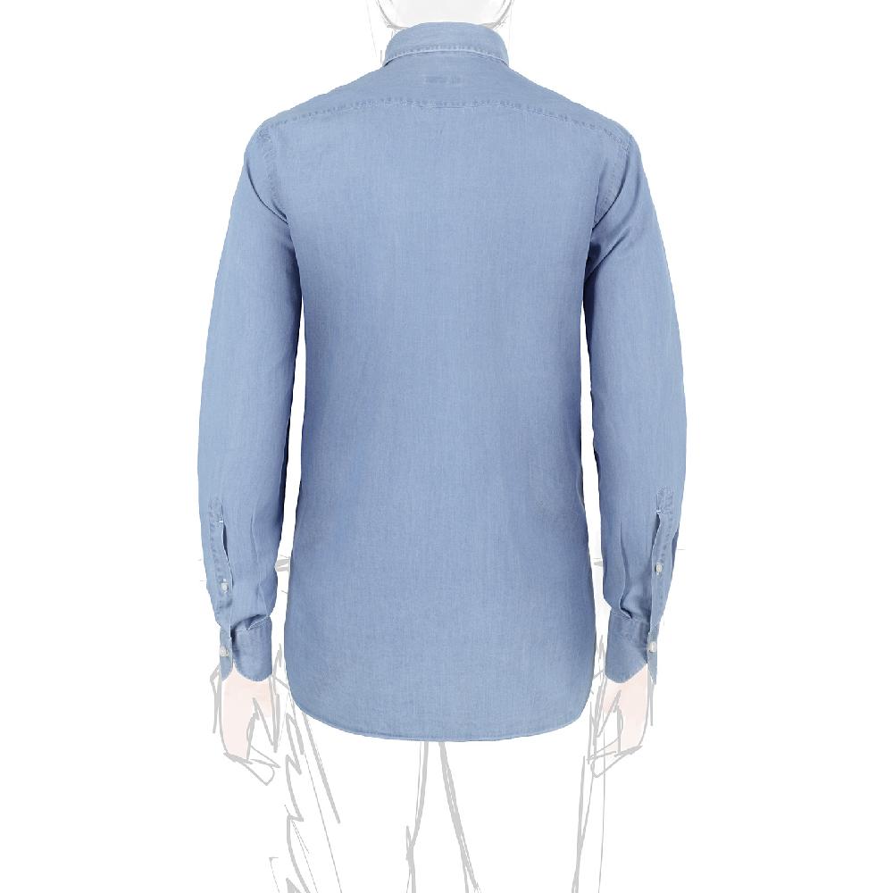 Rubinacci Camicia jeans chiaro Vendita Economica