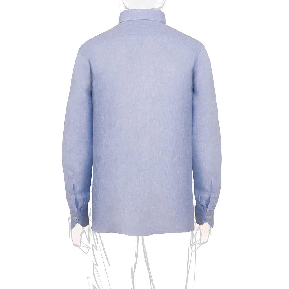 Rubinacci Polo in lino cielo 2025