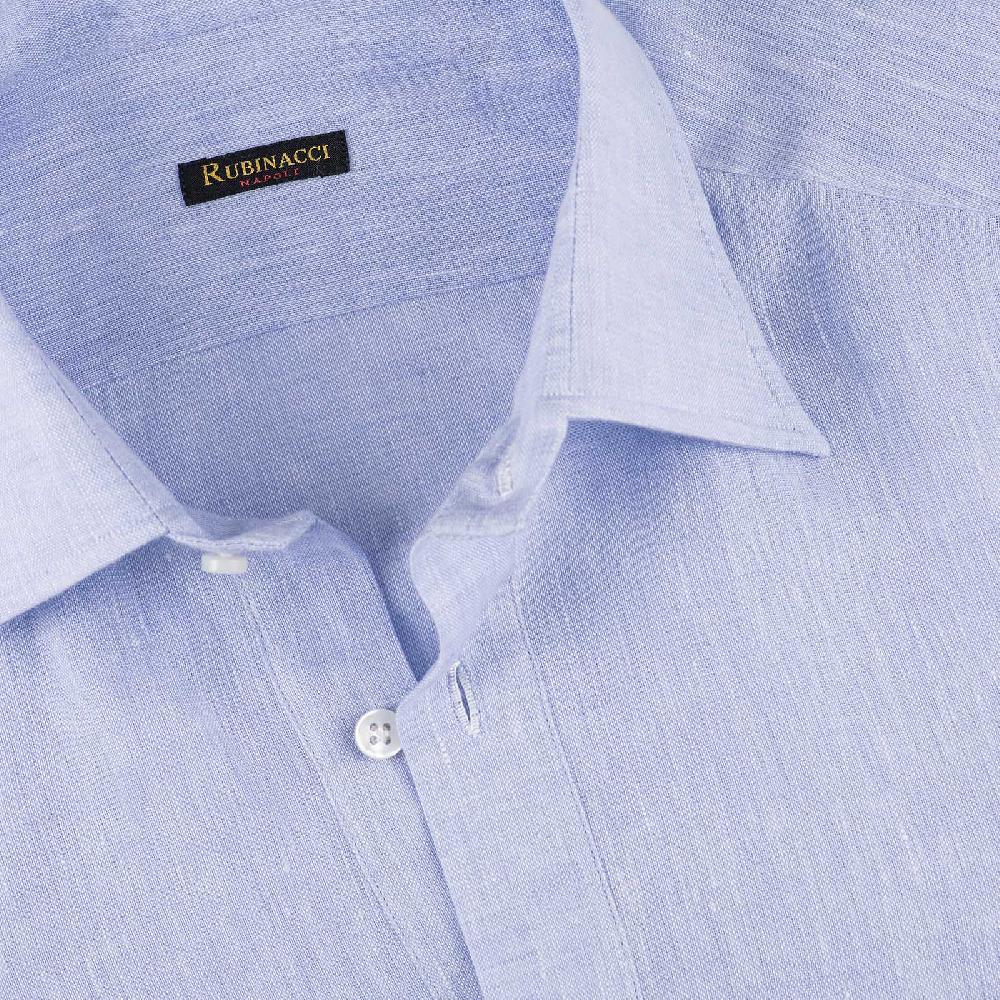 Rubinacci Polo in lino cielo 2025