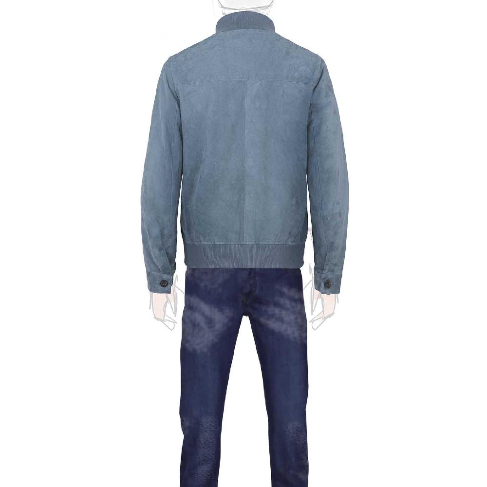 Rubinacci Bomber in camoscio avion In Linea