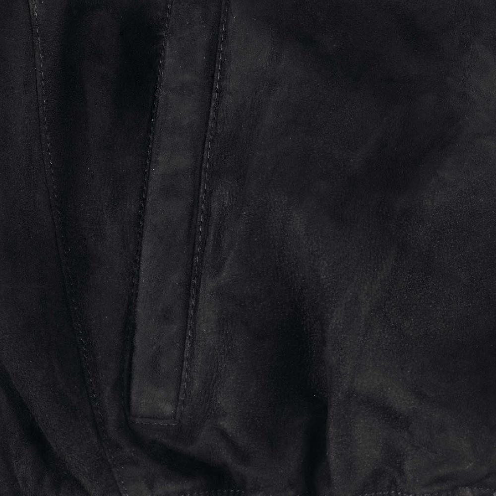 Rubinacci Bomber in camoscio nero Nuovo