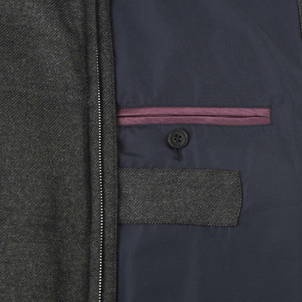 Rubinacci Gilet trapuntato lana e cashmere verde Vendita