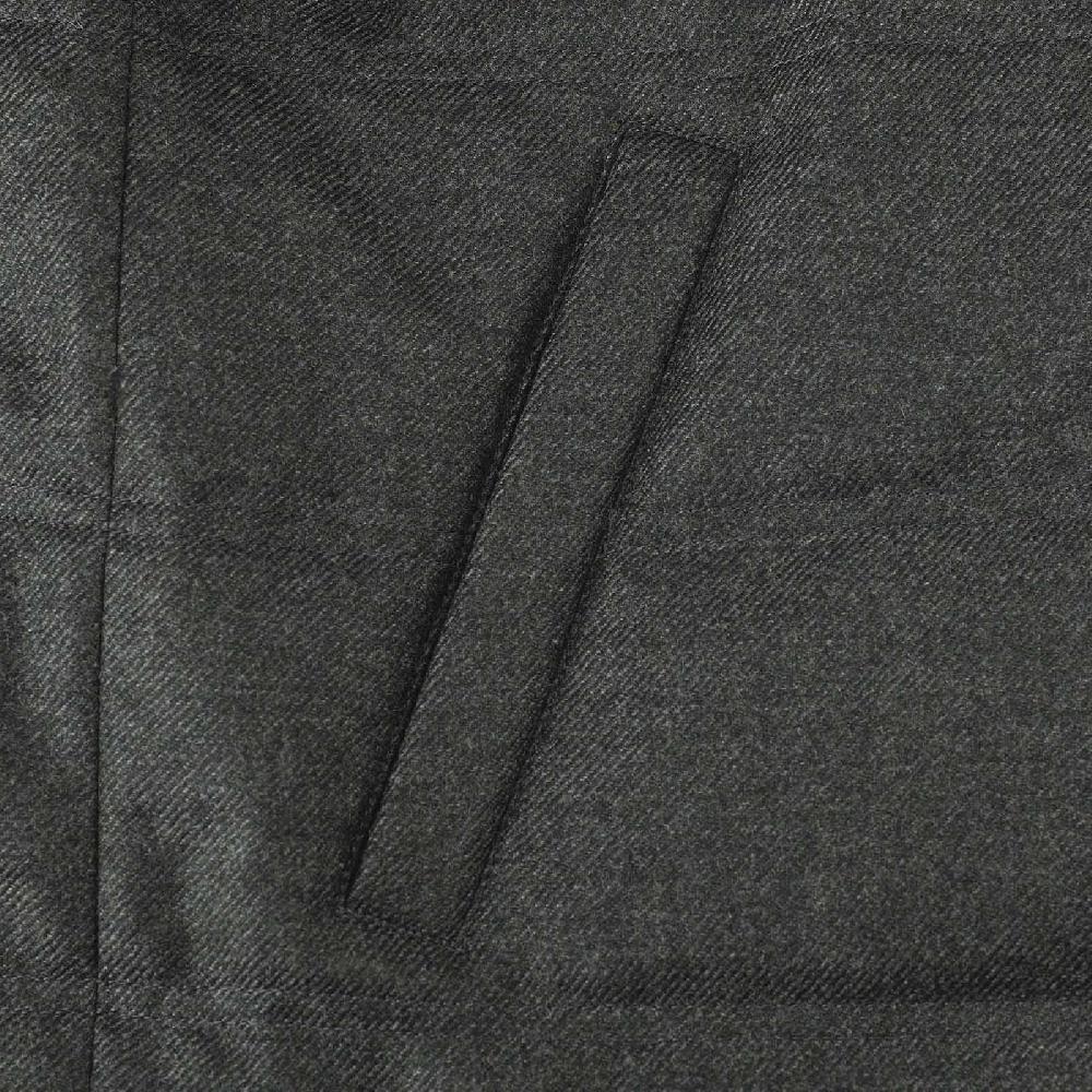 Rubinacci Gilet trapuntato lana e cashmere verde Vendita