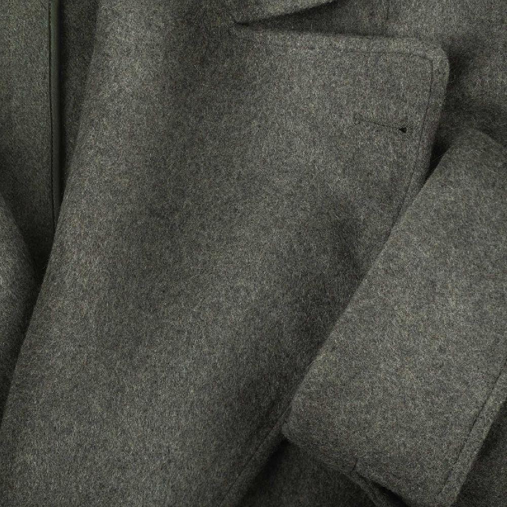 Rubinacci Cappotto ulster in cashmere verde Pezzi Unici