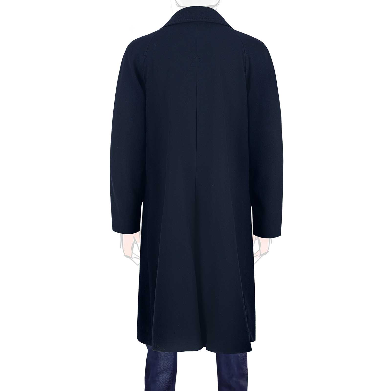 Rubinacci Cappotto raglan in lana super 200's blu Affare Del Giorno