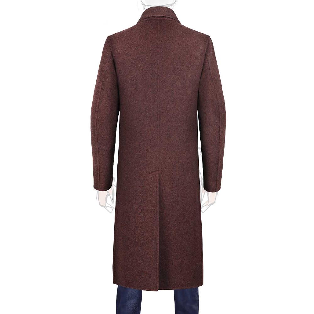 Rubinacci Cappotto in cashmere bordeaux Limited Edition Sottocosto