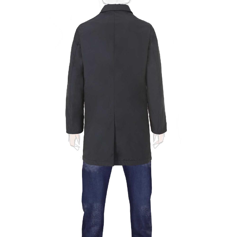 Rubinacci Cappottino in cashmere blu reversibile Latest fashion