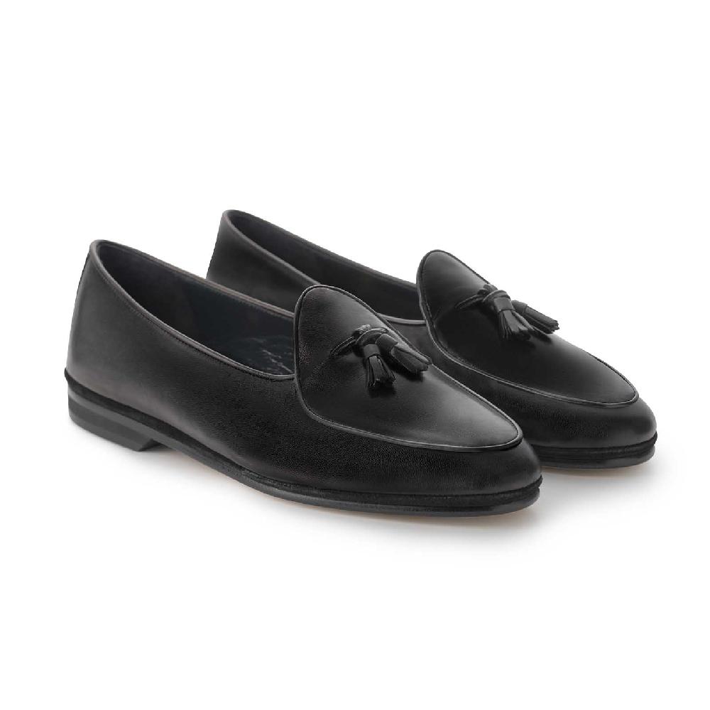 Rubinacci Marphy nappa nero con nappine