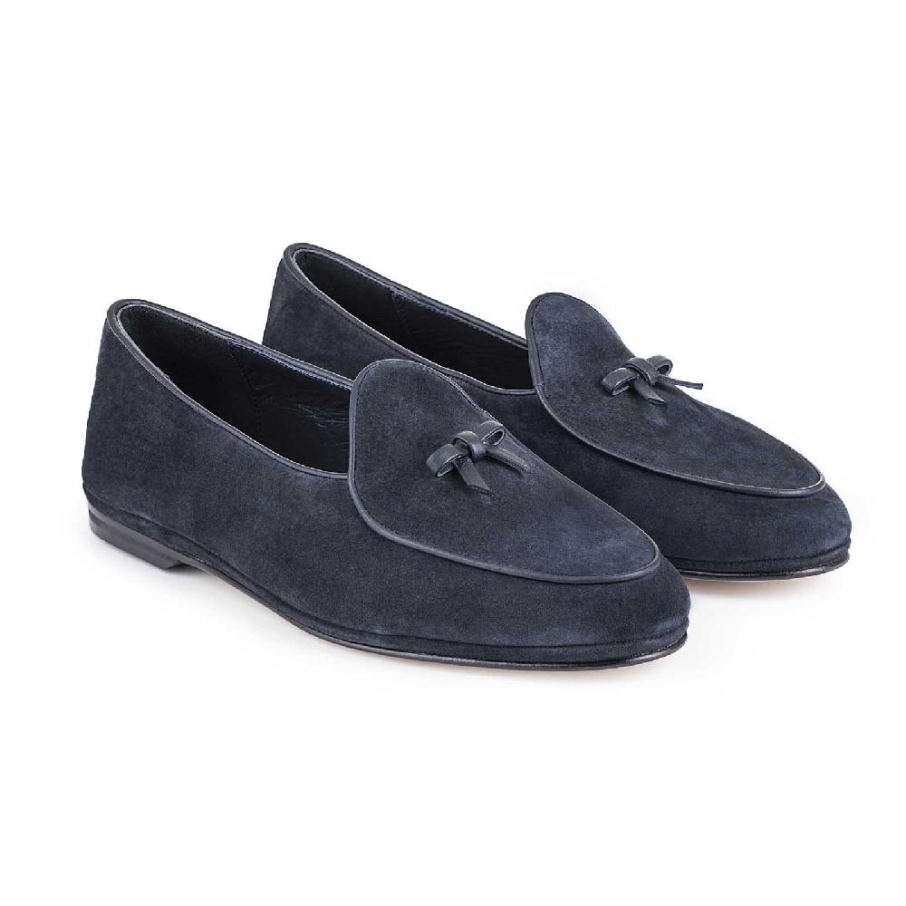 Rubinacci Marphy velour blu Ritorno libero