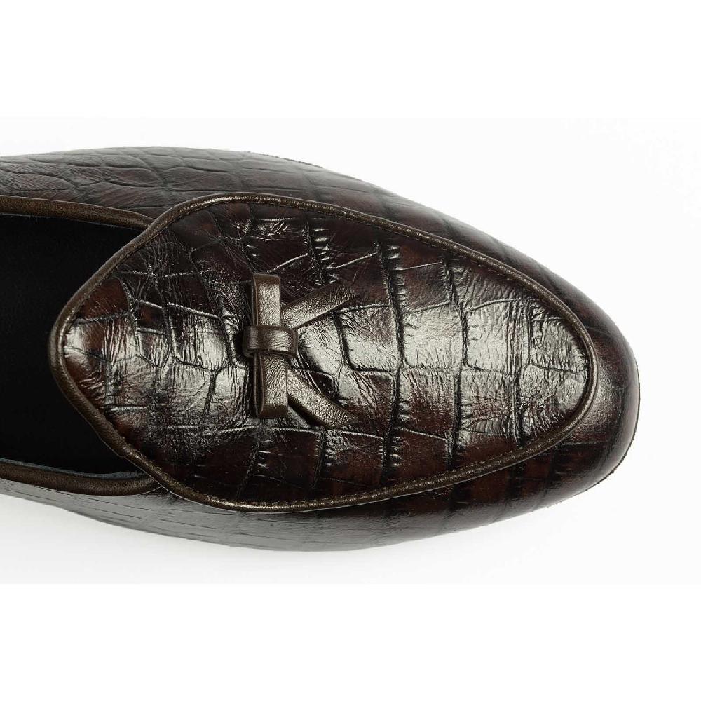 Rubinacci Marphy loira stampato marrone scuro Fino al 60% di sconto
