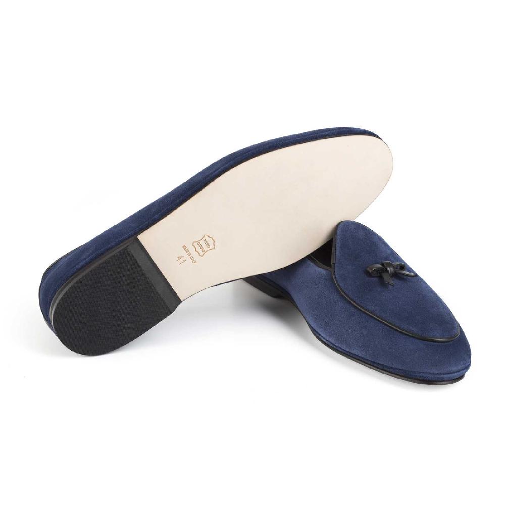 Rubinacci Marphy velour blu chiaro Fino al 65% di sconto