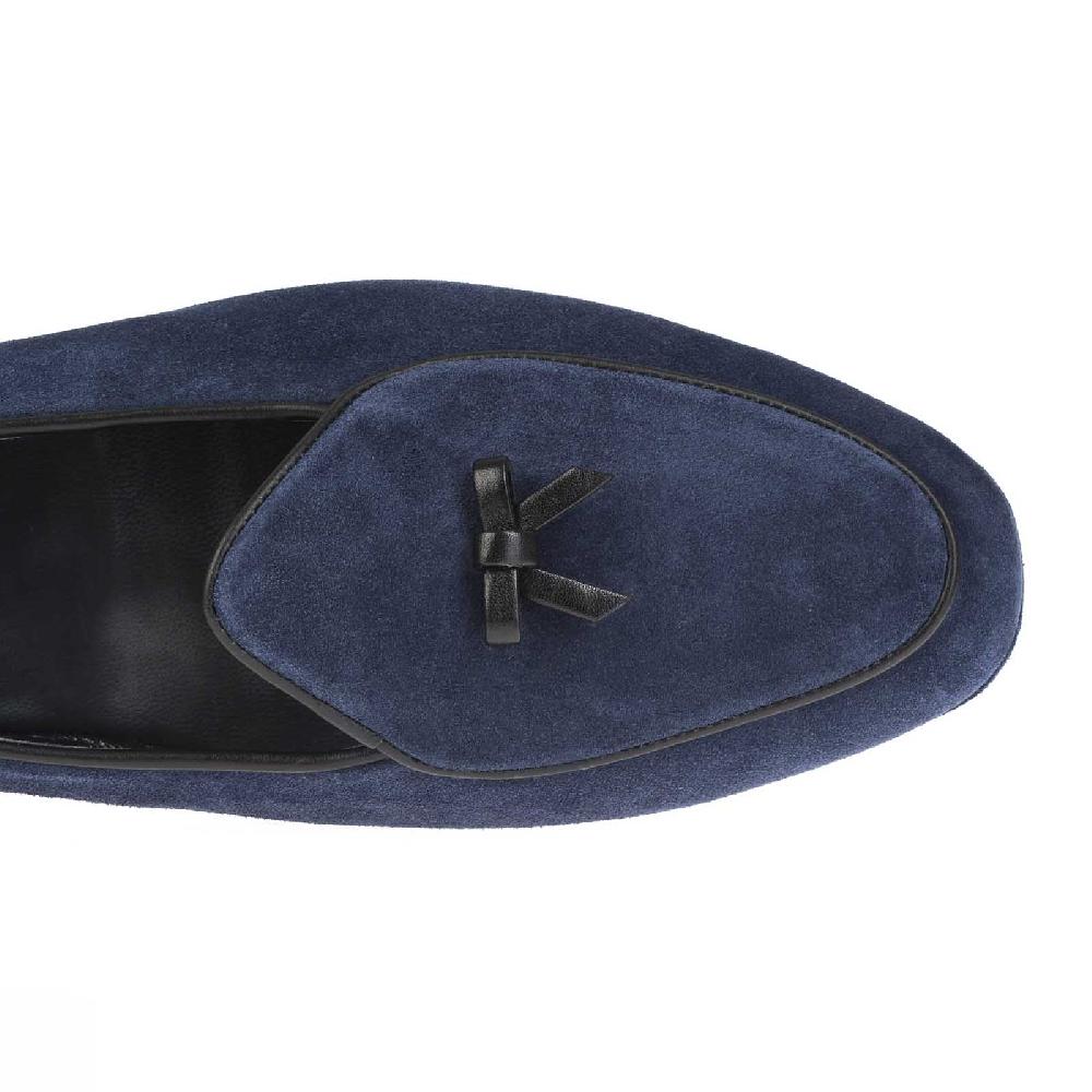 Rubinacci Marphy velour blu chiaro Fino al 65% di sconto