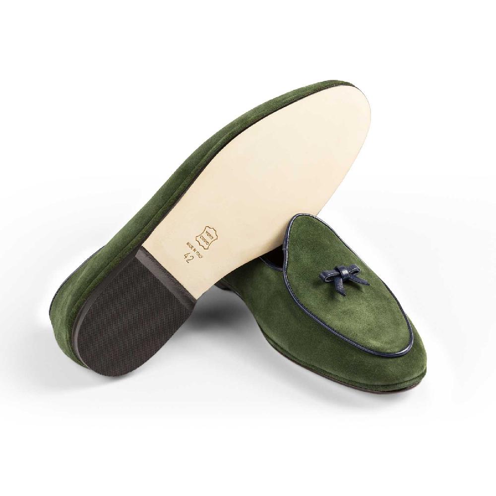 Rubinacci Marphy velour verde Offerta speciale della fabbrica