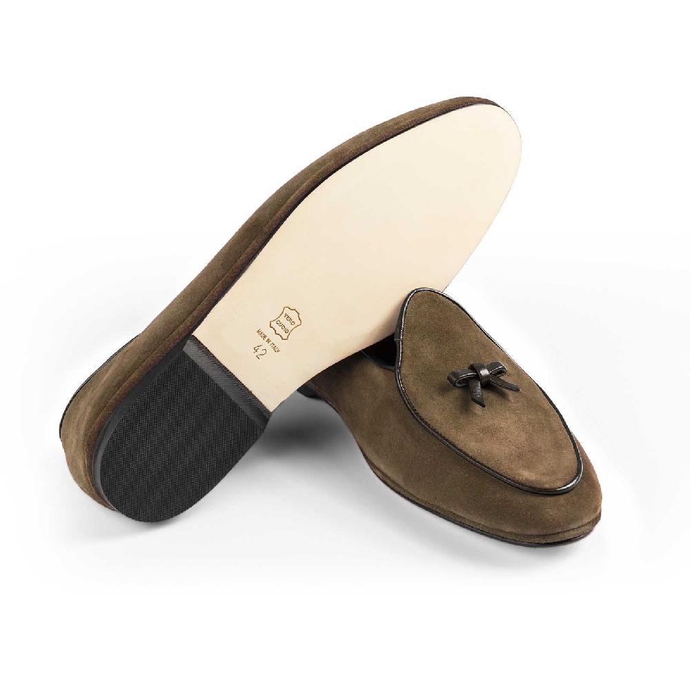 Rubinacci Marphy velour coffee Fino al 55% di sconto