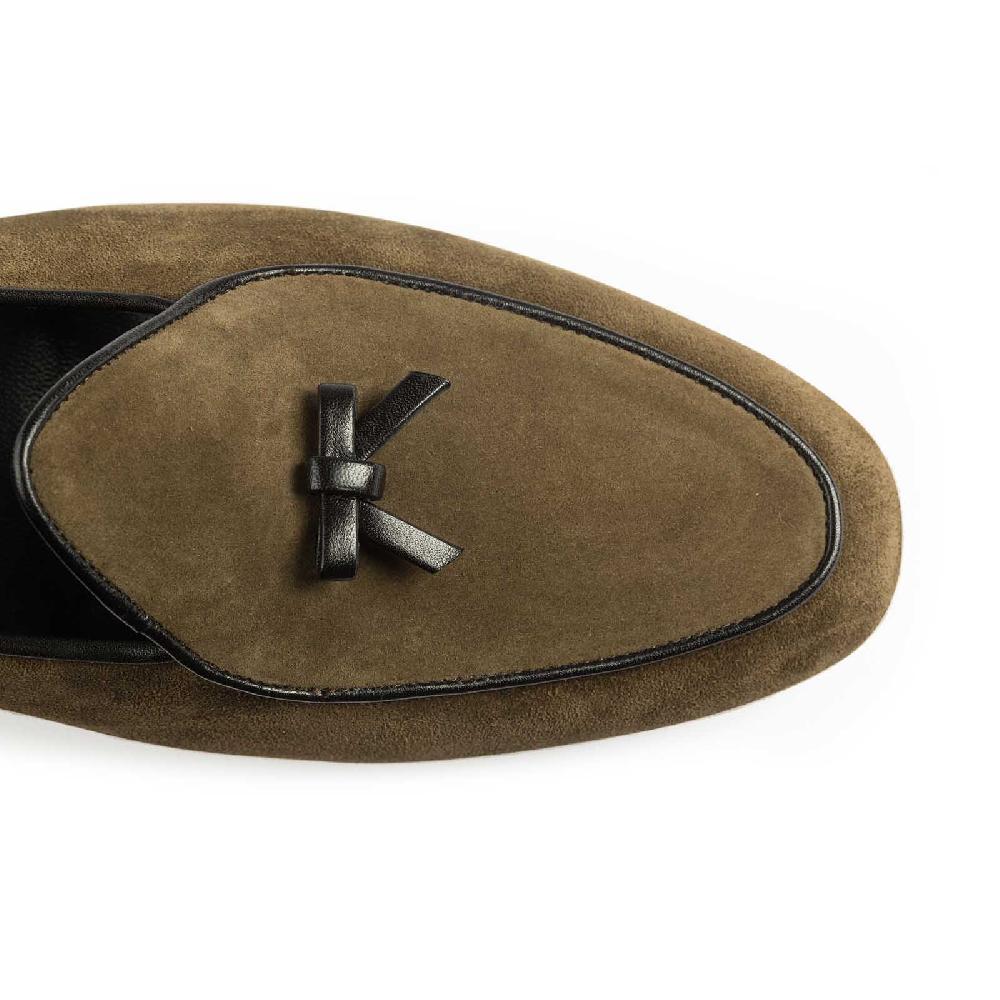 Rubinacci Marphy velour coffee Fino al 55% di sconto